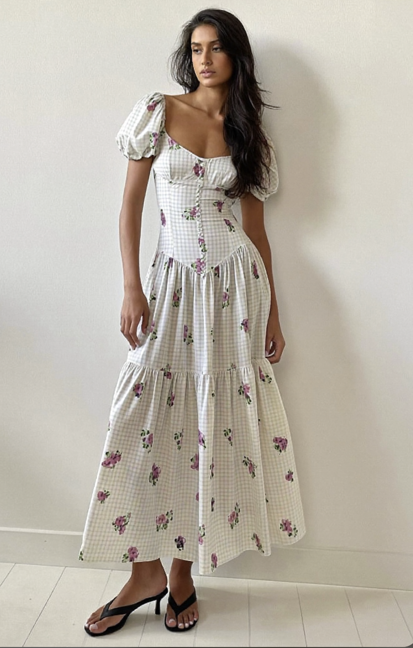 Fast Fashion 01 — Floral Midi